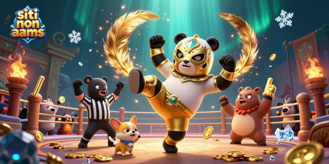 Experience the thrill at siti non aams with dynamic illustrations of casino action featuring vibrant characters.