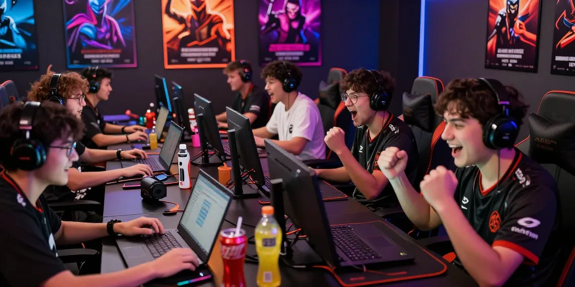 Komunitas gaming MEGAWIN88 yang penuh semangat dengan pemain yang terlibat dalam permainan multiplayer.