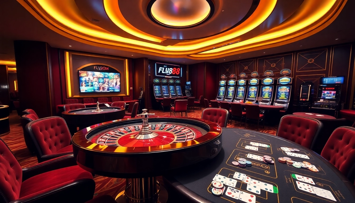 Experience thrilling games at FLY88COM with vibrant slots and an elegant casino atmosphere.