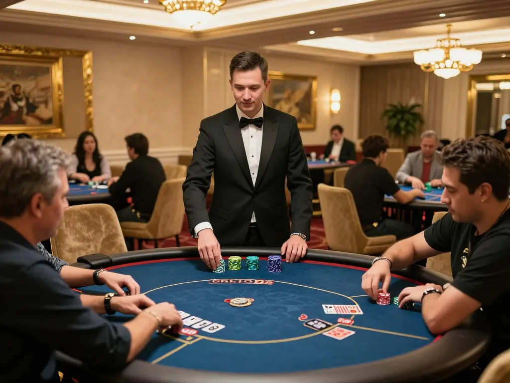 Engaged players experiencing the excitement of live dealer games at vnloto88 casino.