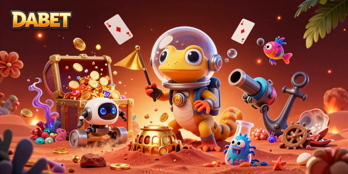 DABET online casino provides a vibrant gaming experience with dynamic space-themed elements.